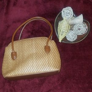 Fossil Straw Purse